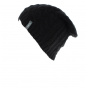 Black Medlev Long Beanie - Atlantis