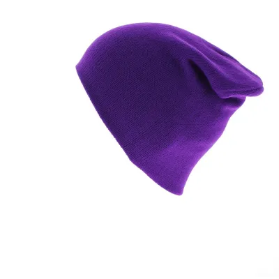 The Flt purple beanie - Coal in fine ribbed knit, a beanie that is often imitated but never equaled. Reference: 4082 | Hatmaker