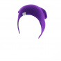 The Flt purple beanie - Coal