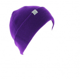 The Flt purple beanie - Coal