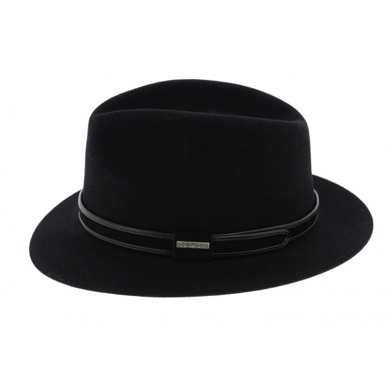 Chapeau Parkland Furfelt Noir - Stetson Chapeau Parkland Furfelt Noir - Stetson