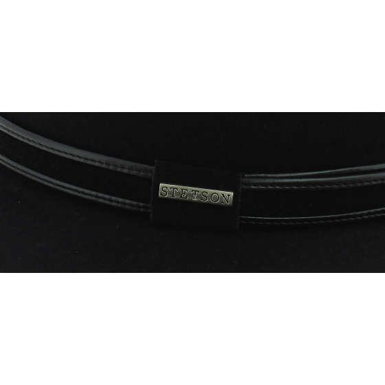 Chapeau Parkland Furfelt Noir - Stetson Chapeau Parkland Furfelt Noir - Stetson