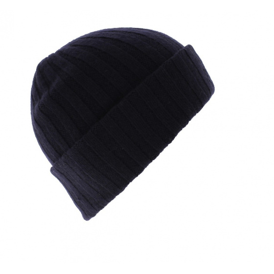 Cashmere Surth Beanie Navy - Stetson Cashmere Surth Beanie Navy - Stetson