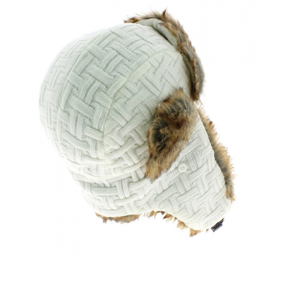 White faux fur ushanka - Atlantis