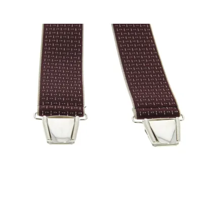 Bretelles Traclet losange marron Reference : 1419 | Chapellerie Traclet