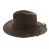 Chapeau de cuir Aussie antiuv upf50+- Henschel