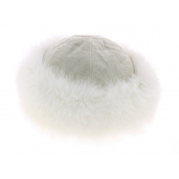 White Fur Toque - Anna Rizzo - Traclet