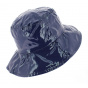 Blue rain hat