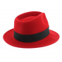 Fedora Red Pachuco Hat - Jaxon