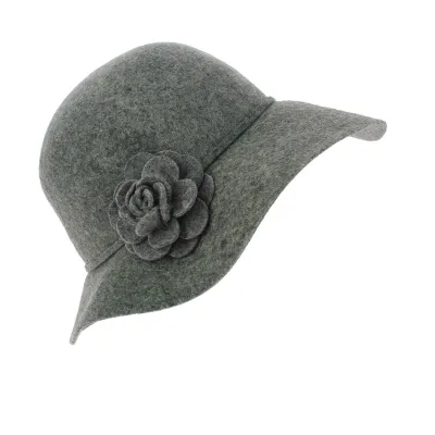 Capeline Feutre laine Gris - Traclet Reference : 6146 | Chapellerie Traclet