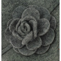 Grey wool felt capeline - Traclet