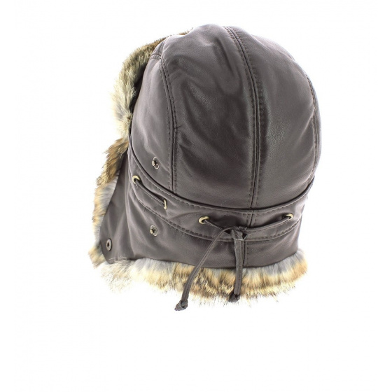 Chapka Ingo lapin Cuir - Gena