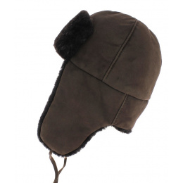 Moscow real fur ushanka - Gena chocolate brown