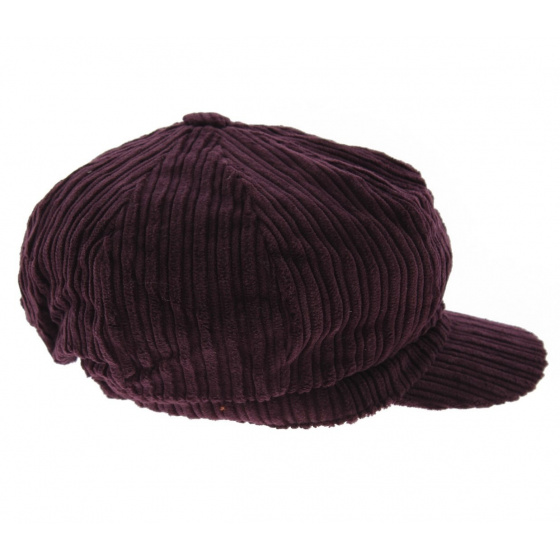 Casquette gavroche velours - Violine Casquette gavroche velours - Violine
