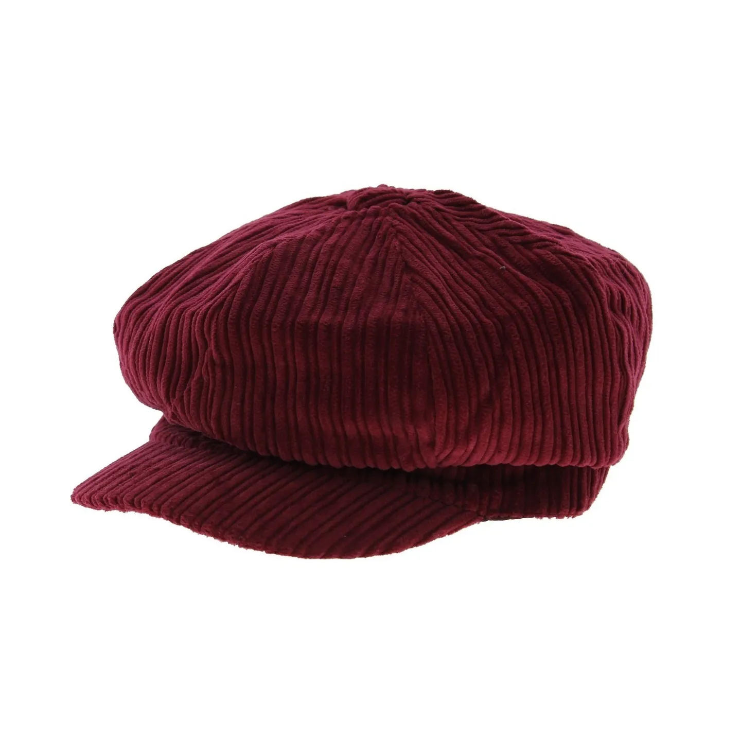 Burgundy Velvet Newsboy Cap - Traclet Reference: 6196 | Traclet Hat Shop