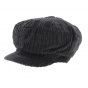 Casquette Gavroche Velours Gris - Traclet