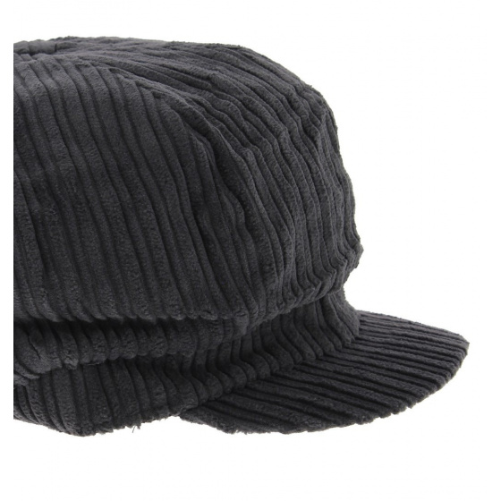 Casquette Gavroche Velours Gris - Traclet