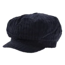 Velvet Newsboy Cap - Navy - Traclet Shop Reference: 6199 | Traclet Hat Shop