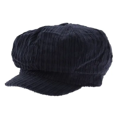 Casquette gavroche velours - Marine - Boutique Traclet Reference : 6199 | Chapellerie Traclet