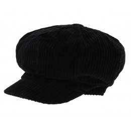 Black velvet gavroche cap - Traclet