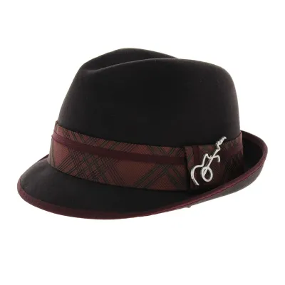 Santana Trilby Hat - Regal Brown - Traclet Boutique Reference: 6233 | Traclet Hat Shop