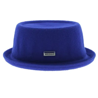 Chapeau PorkPie Wool Mowbray Bleu - Kangol - Boutique Traclet  Reference : 6234 | Chapellerie Traclet