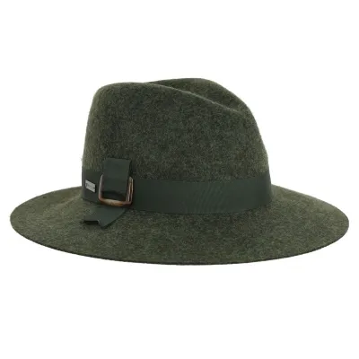 Janis Hat Olive Heather - Betmar - Traclet Boutique Reference: 6254 | Traclet Hat Shop
