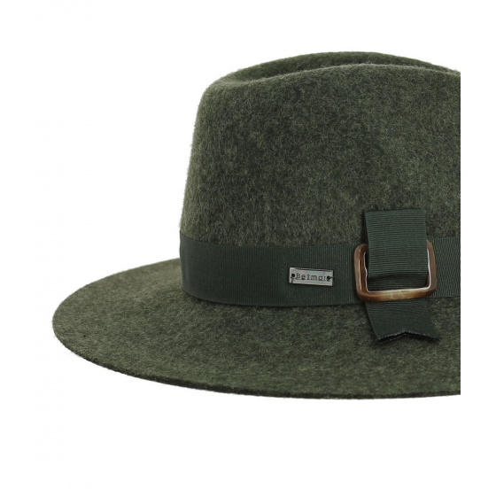 Chapeau Janis Olive Heather - Betmar Chapeau Janis Olive Heather - Betmar