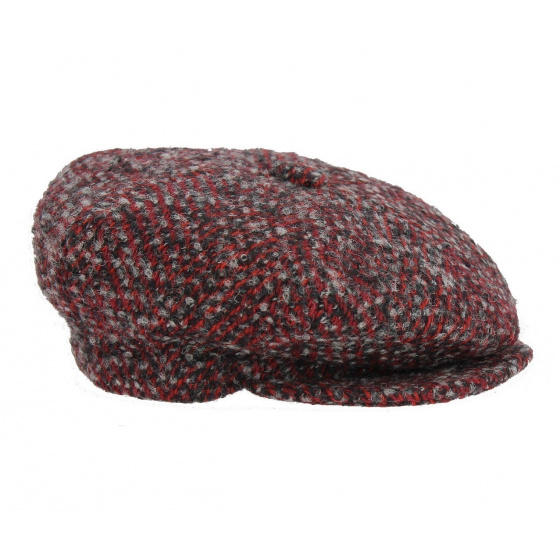 Irish Moher Wool Cap - Red Irish Moher Wool Cap - Red