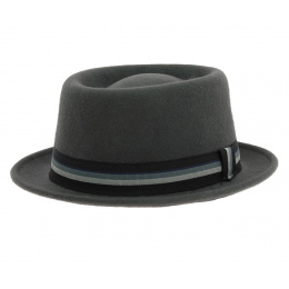 Crooner Porkpie Hat - Anthracite