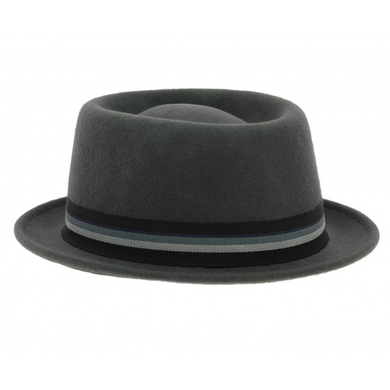 Chapeau Porkpie Crooner - Anthracite Chapeau Porkpie Crooner - Anthracite