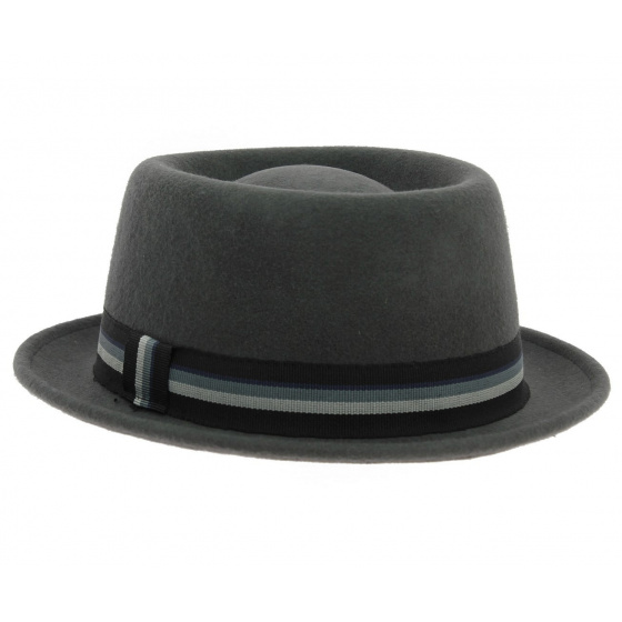 Chapeau Porkpie Crooner - Anthracite Chapeau Porkpie Crooner - Anthracite