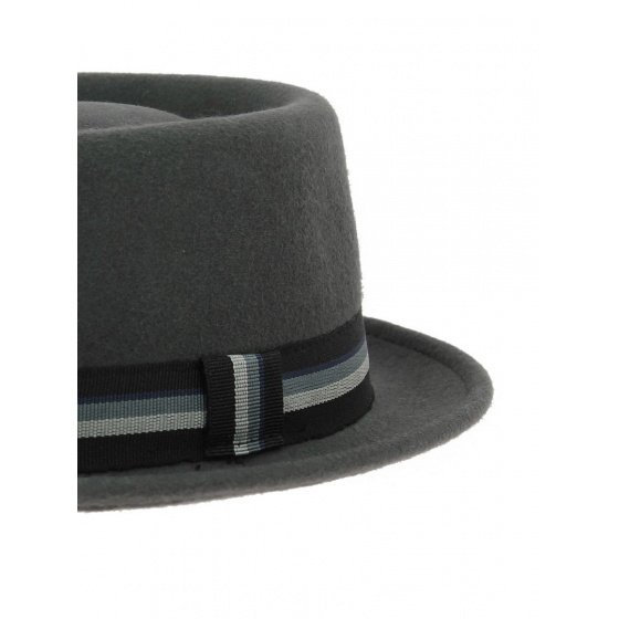 Crooner Porkpie Hat - Anthracite