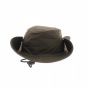 Chapeau avec jugulaire - bob huilé PUKKA special marron