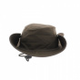 Hat with chinstrap - oiled bob PUKKA special brown