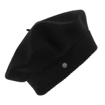 Laulhère Parisian beret - Black - Traclet Shop Reference: 6293 | Traclet Hat Shop