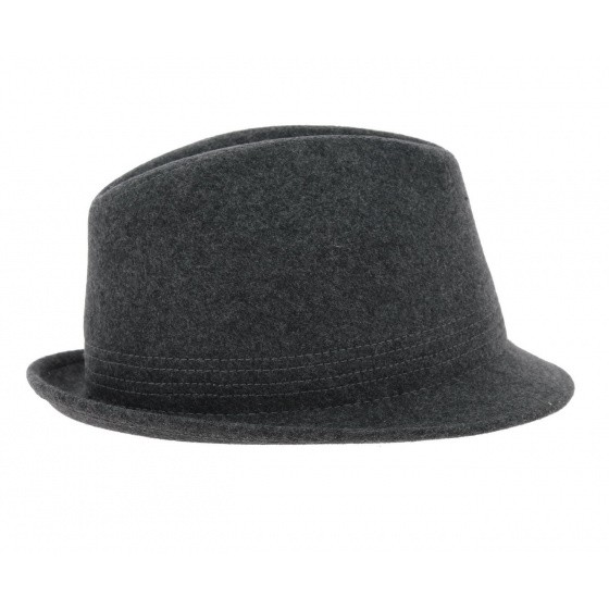 Felt trilby hat - Anthracite