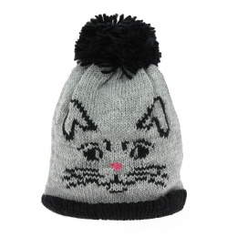 The Whiskers Hat Grey - Coal