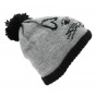 The Whiskers Hat Grey - Coal