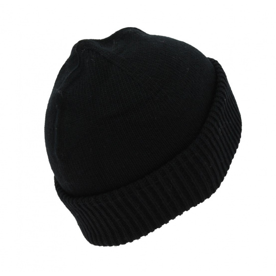 Cousteau wool beanie Made in France - Black