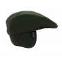 Olive Sestrieres flat cap - Windstopper