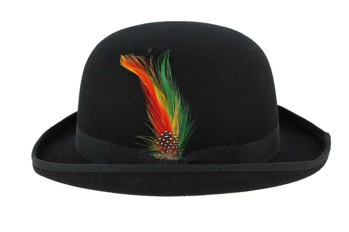 Chapeau Melon English Derby Feutre Laine Jaxon