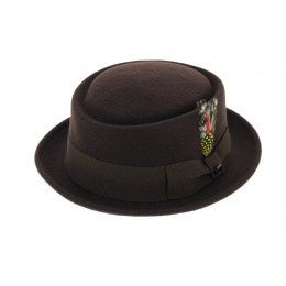 Brown walworth pork pie hat - Jaxon