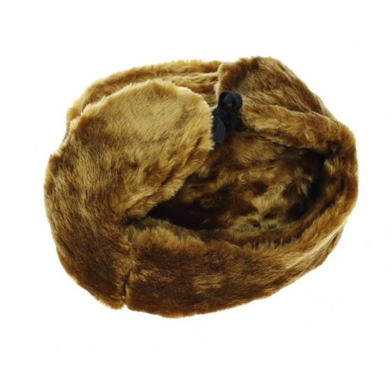 Ushanka - Chapka URSS marron doré Ushanka - Chapka URSS marron doré