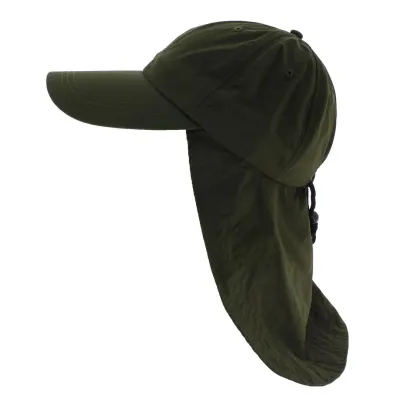 Saharan Cap Rosholt - Army Green Reference: 6351 | Traclet Hat Shop