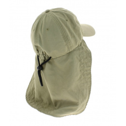 Casquette saharienne anti uv UPF 50+ - Rosholt - Sable