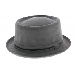 Gray Porkpie Hat - Aussie Apparel