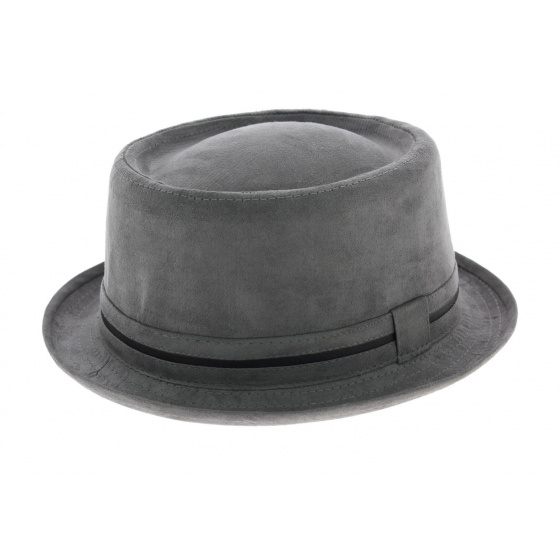 Grey Porkpie Hat - Aussie Apparel