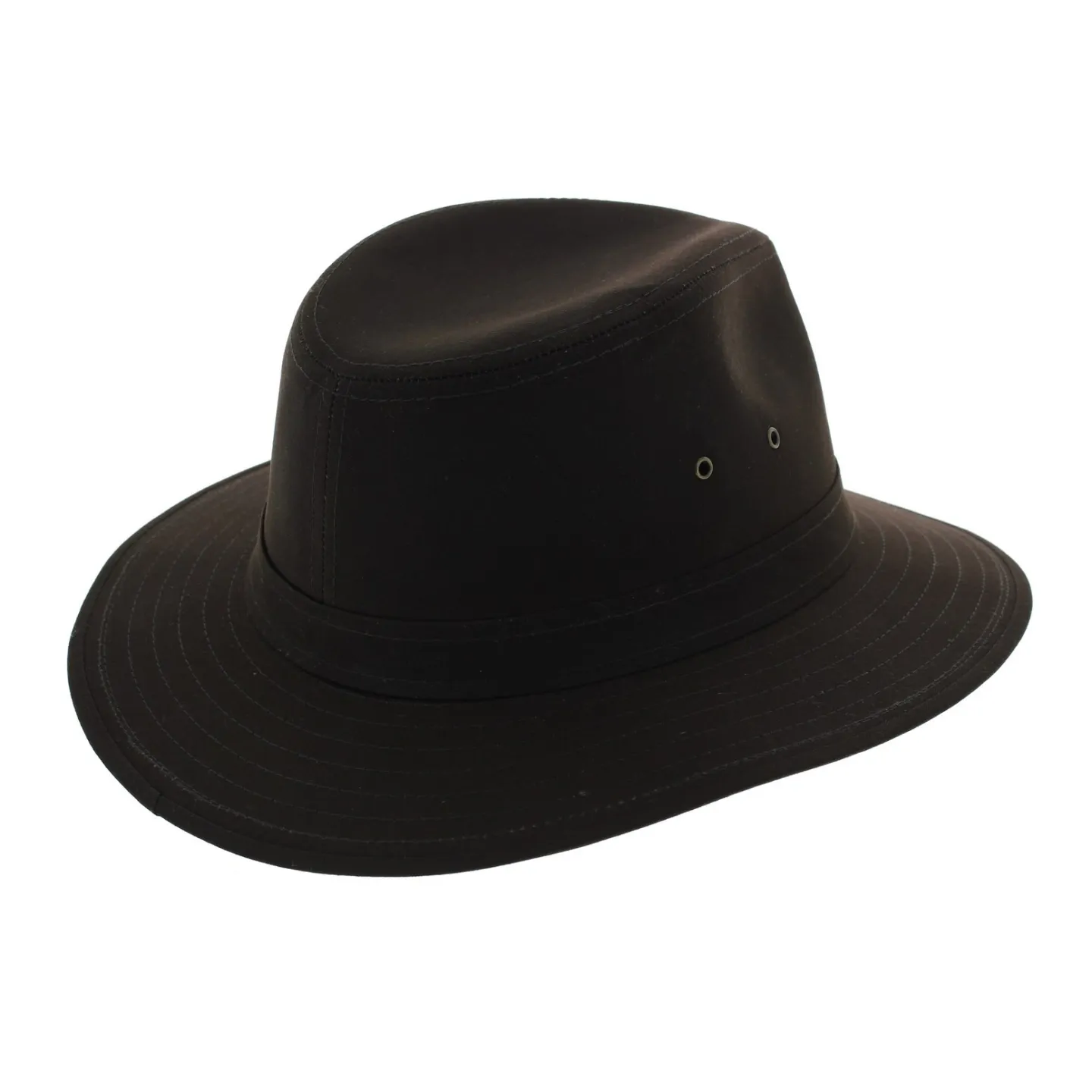 Chapeau Traveller Wrangler Coton Huilé - Jacaru Reference : 1979 | Chapellerie Traclet