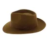Camel Rabbit Fur Felt Fedora Hat - Traclet Reference: 6389 | Traclet Hatmakers